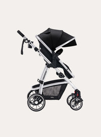 Silver & Black Stroller