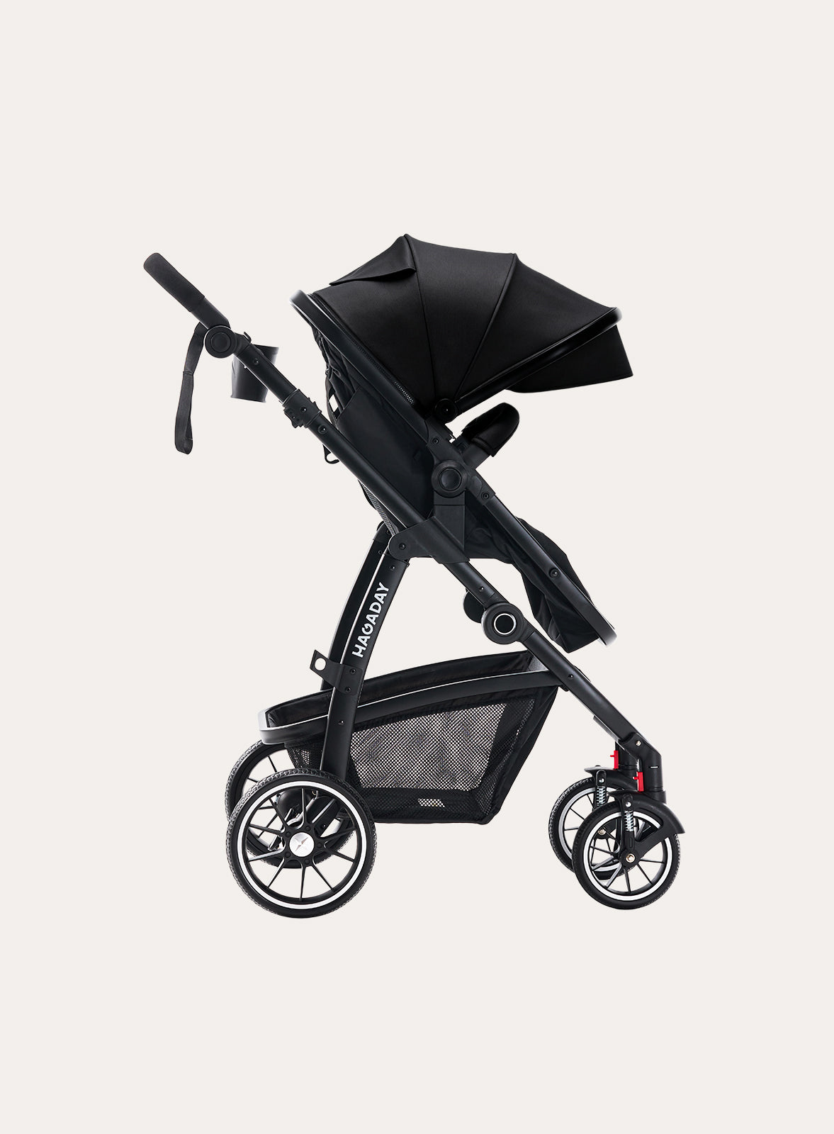 Black stroller
