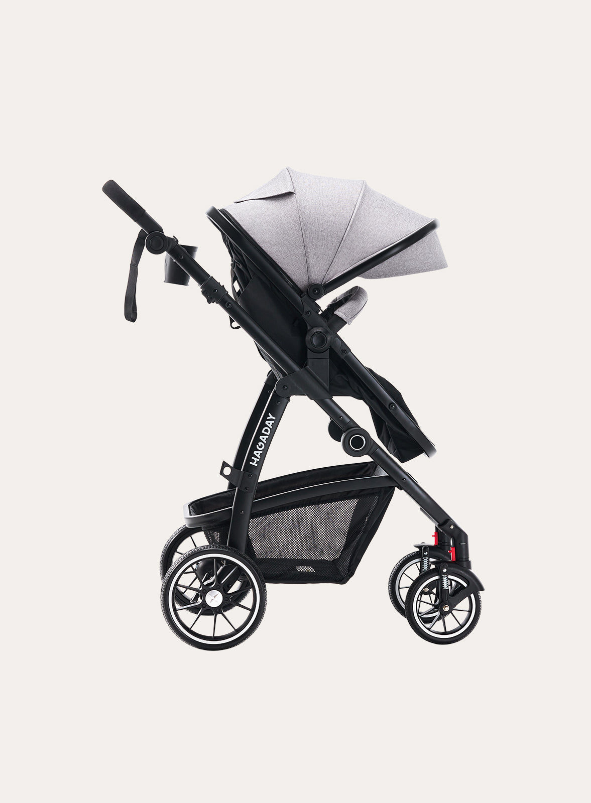 Gray stroller