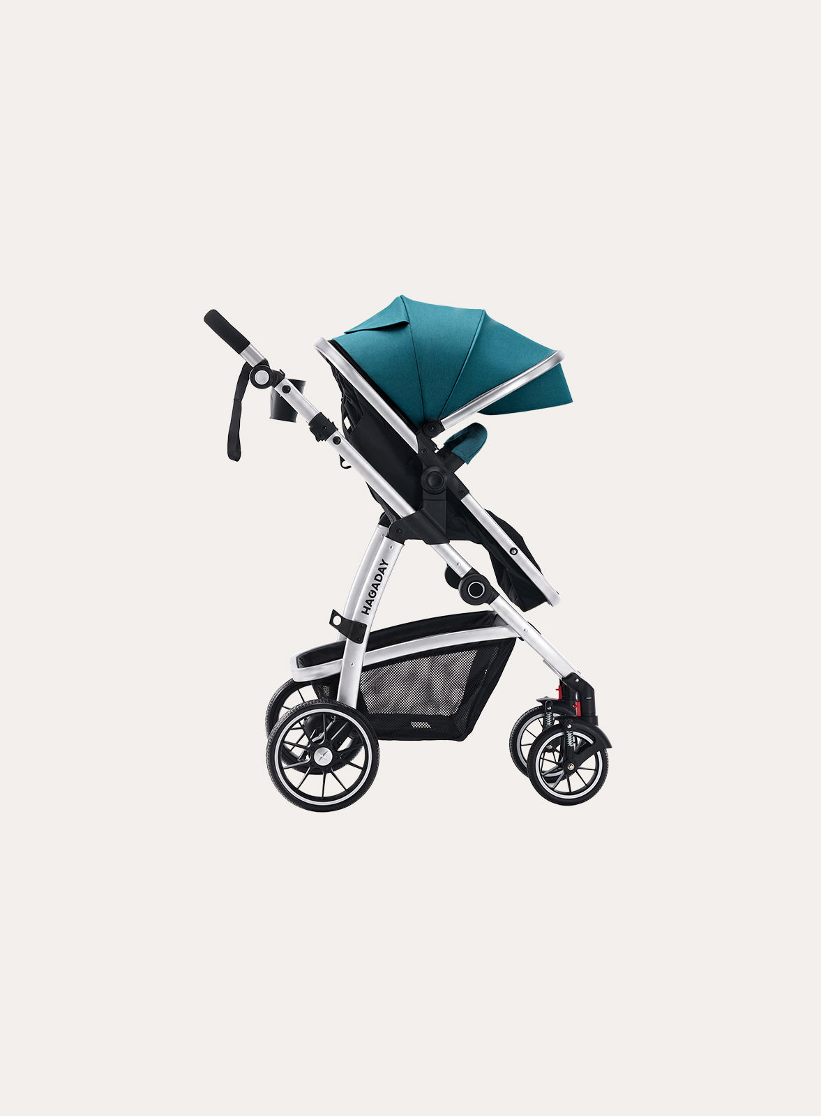 Silver & Blue Stroller