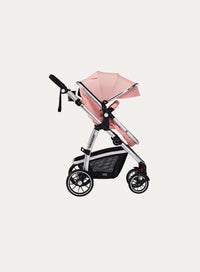 Silver & Pink Stroller