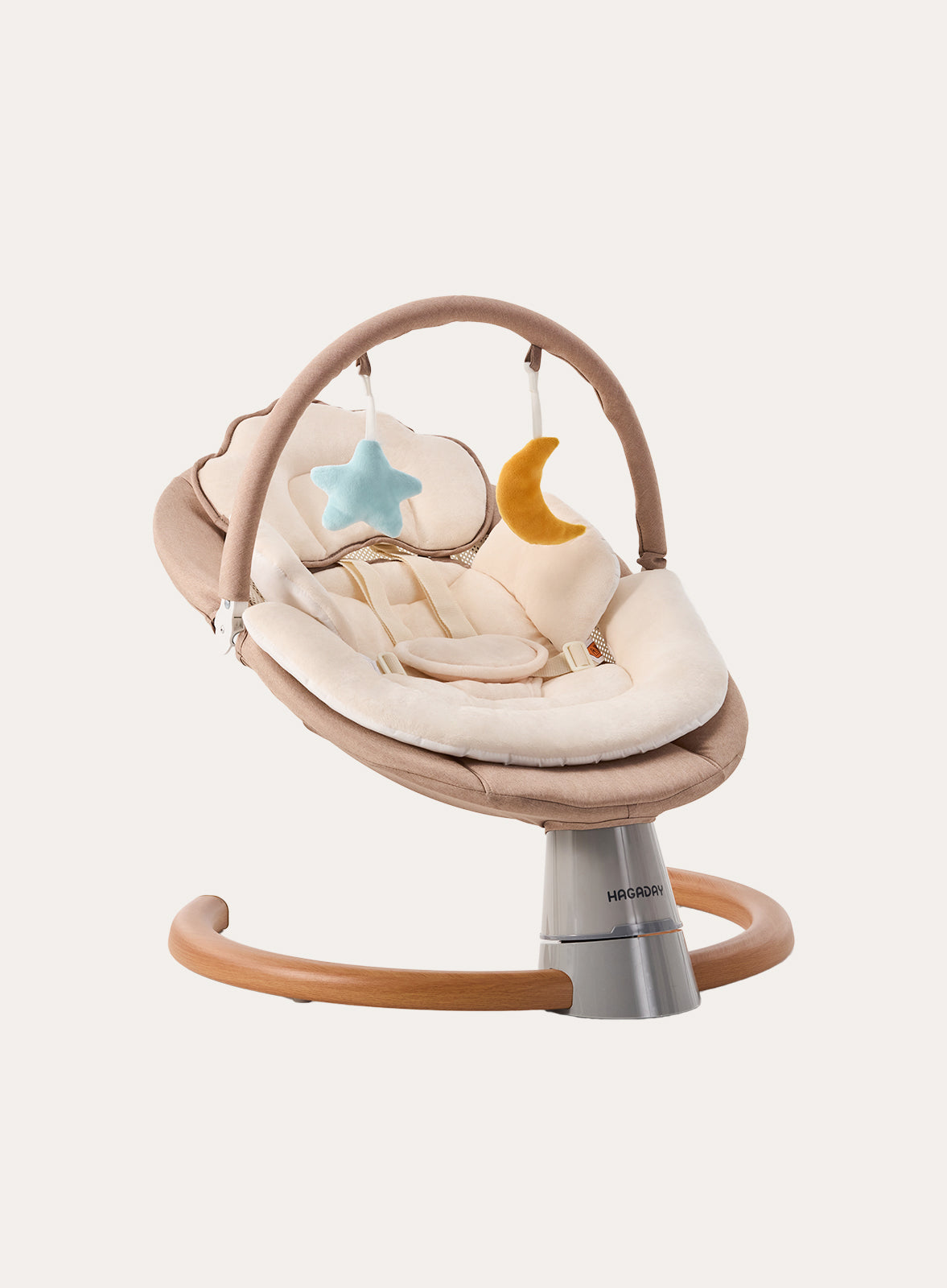 Hagaday Baby Swing with Bluetooth Music, 5 Speeds & Remote Control