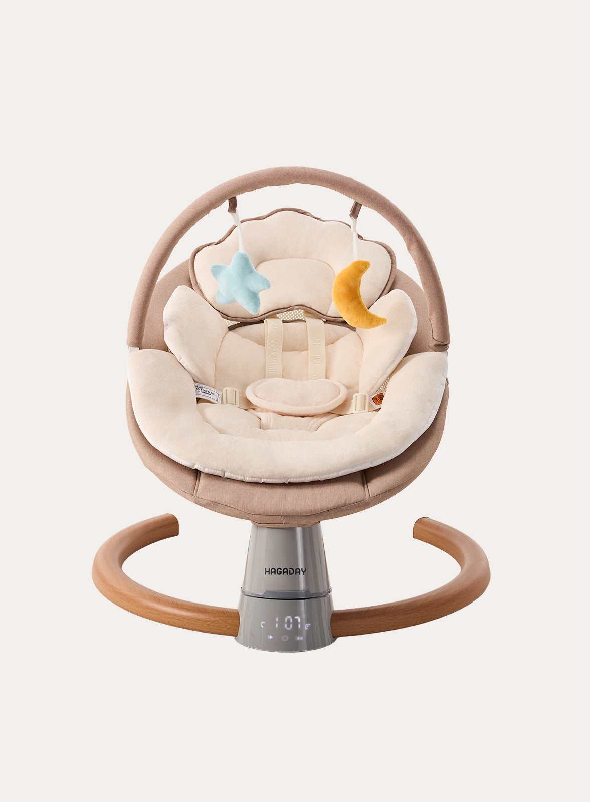 Hagaday Baby Swing with Bluetooth Music, 5 Speeds & Remote Control