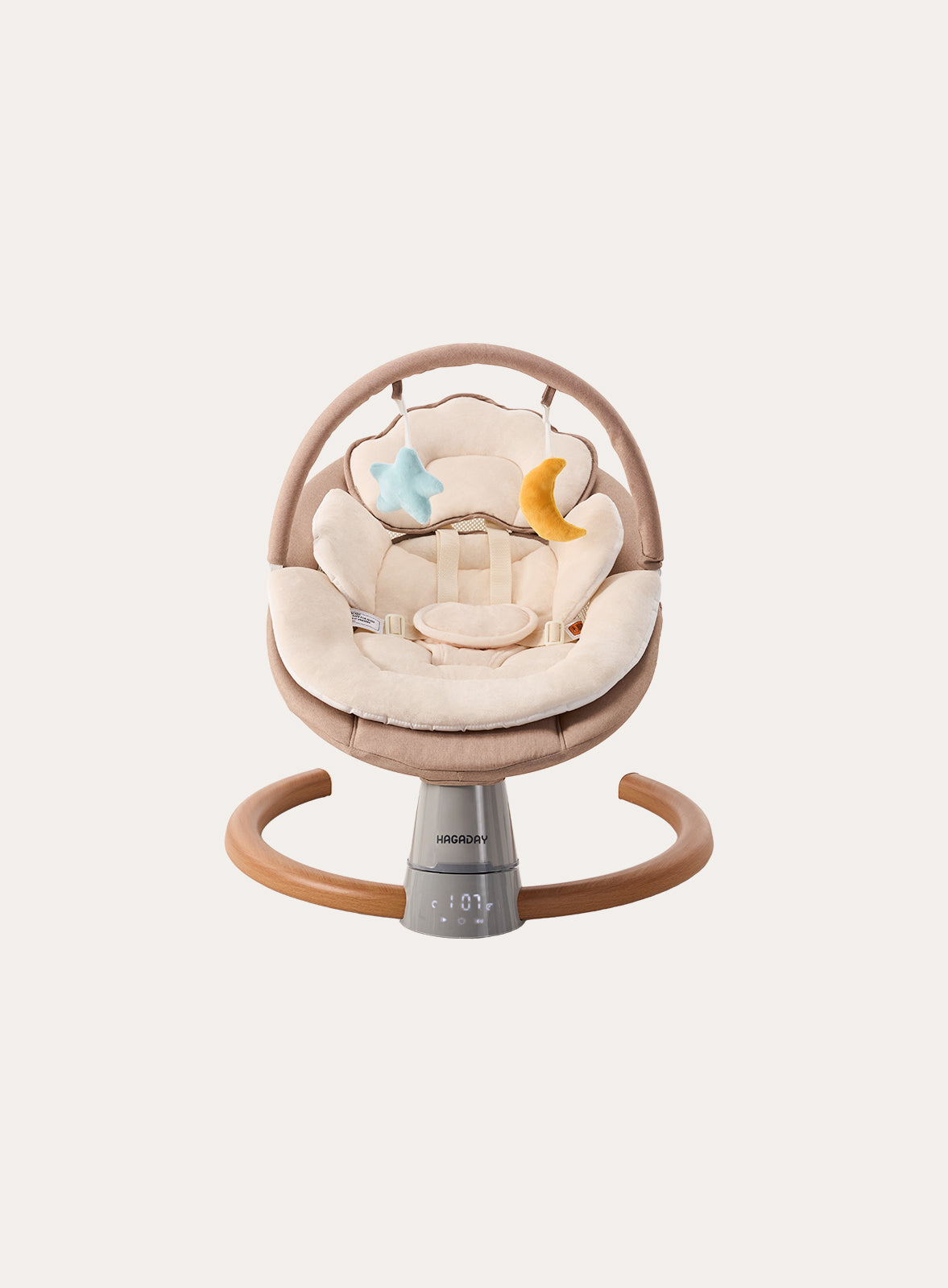 Hagaday Baby Swing with Bluetooth Music, 5 Speeds & Remote Control